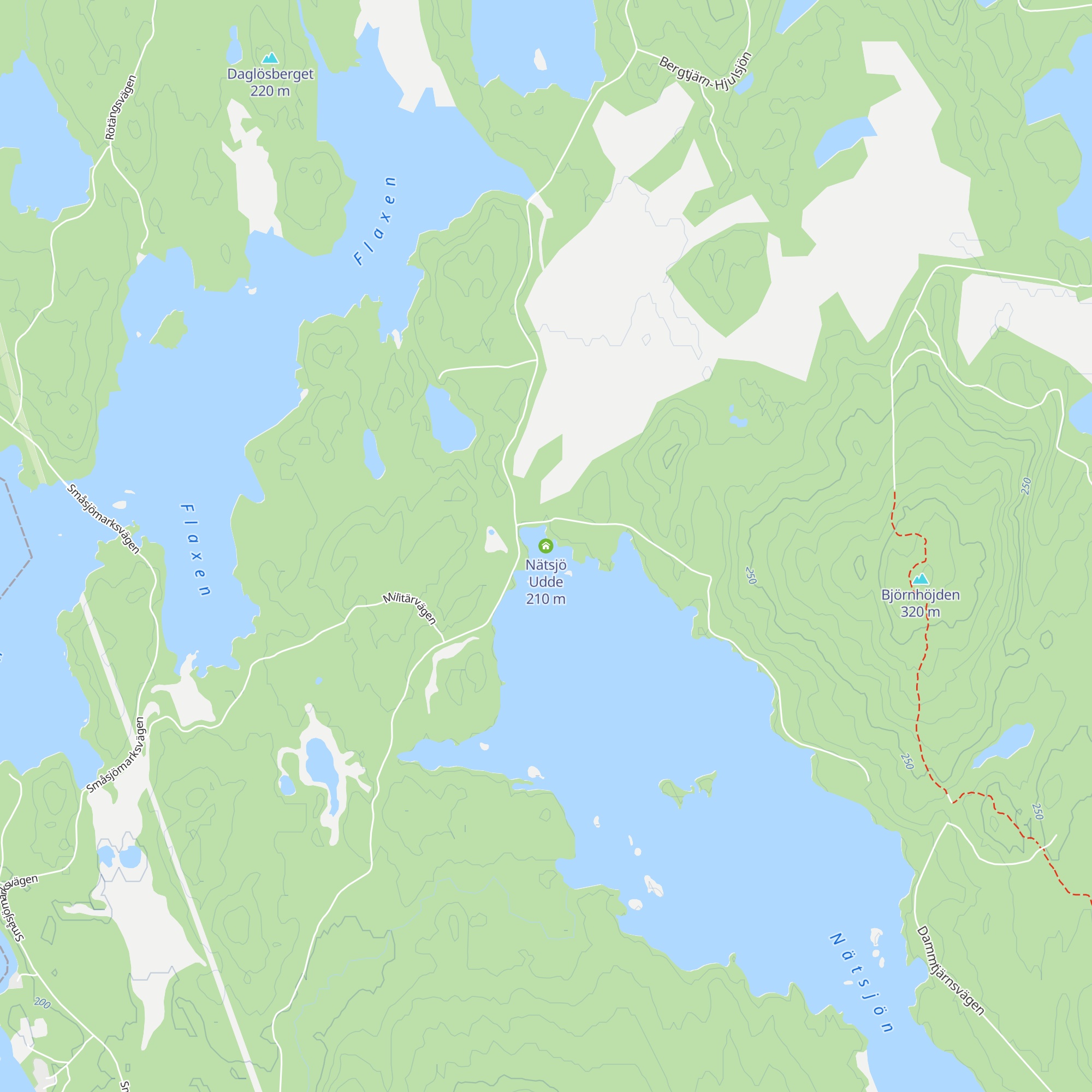 Nätsjö Udde map