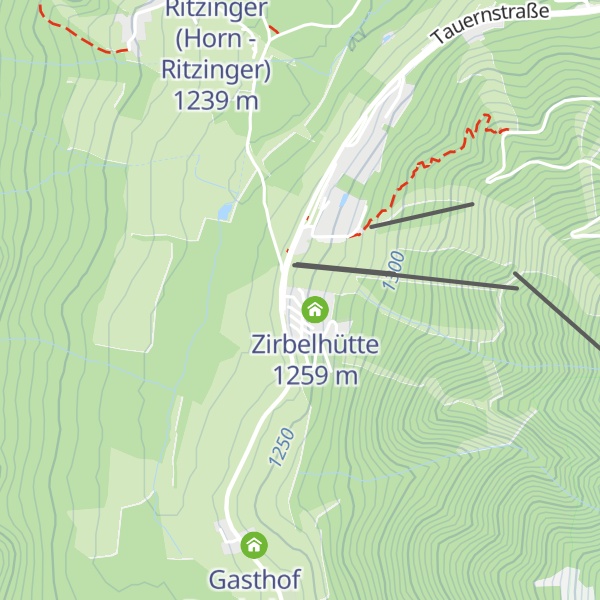 Map of Wohlfühlhütte Weber