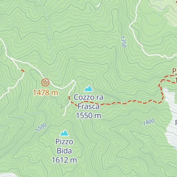 Map of Cozzo ra Frasca