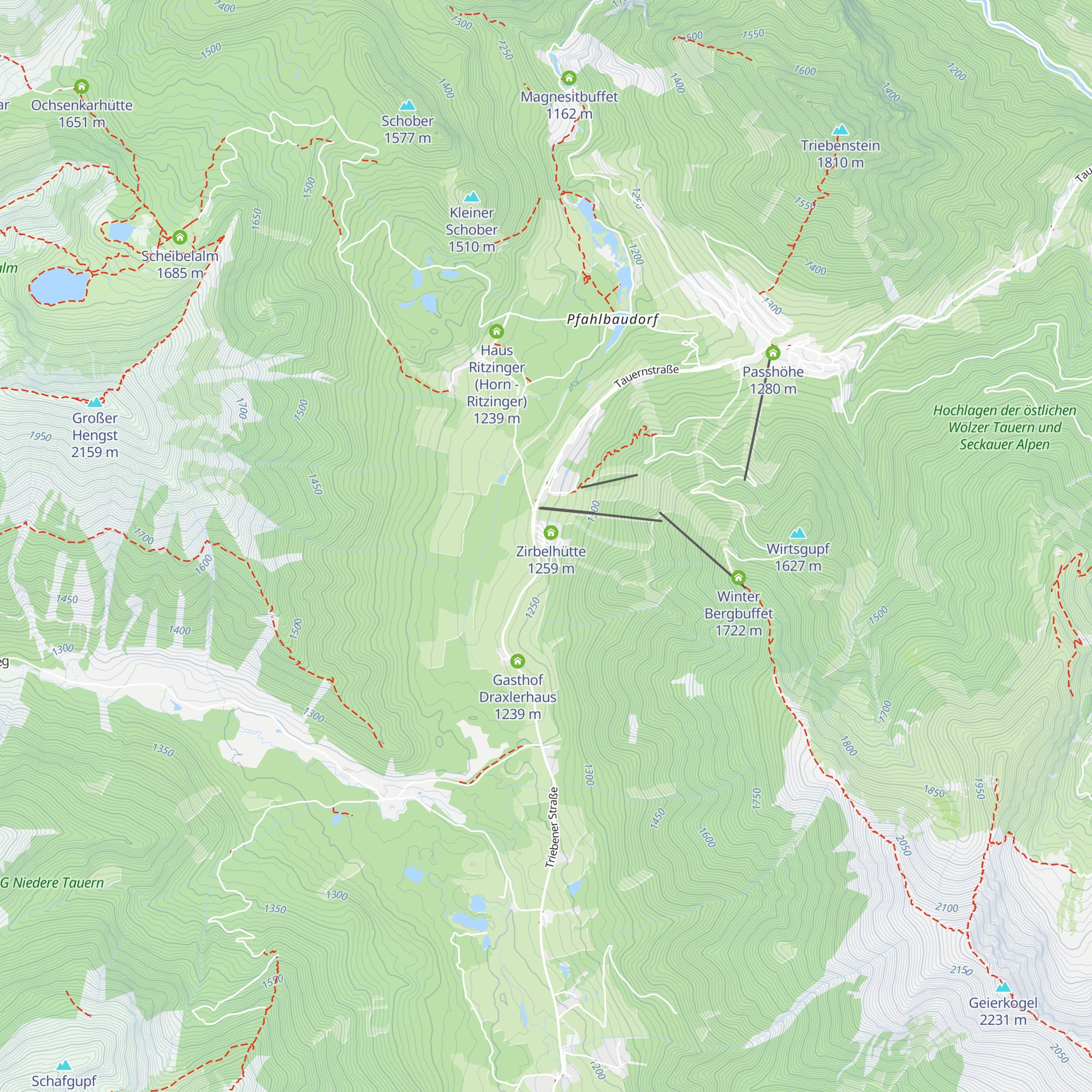Haus Alpenblick map