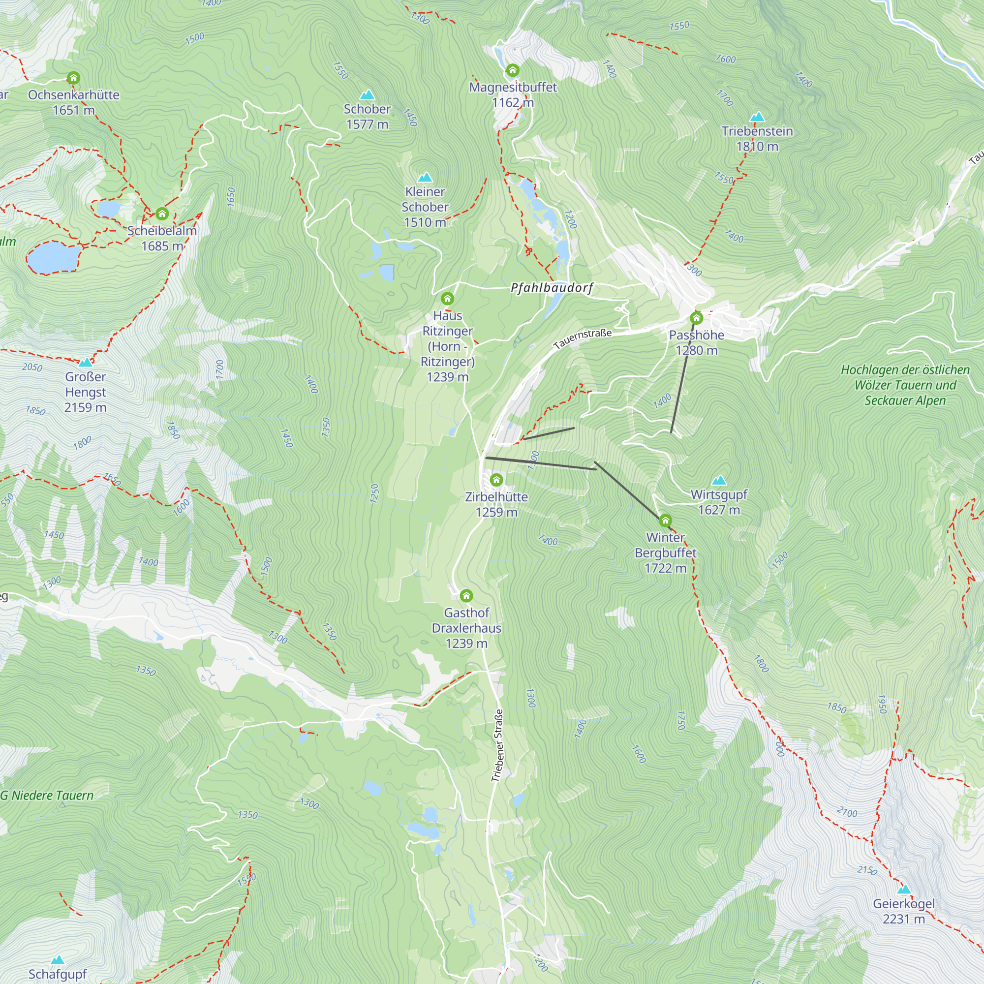 Haus Alpenblick map