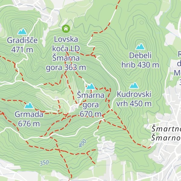 Map of Gostilna Ledinek
