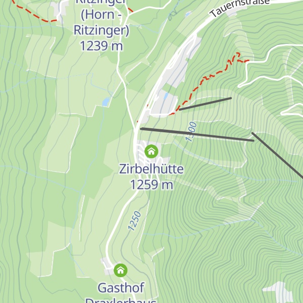 Map of Zirbelhütte