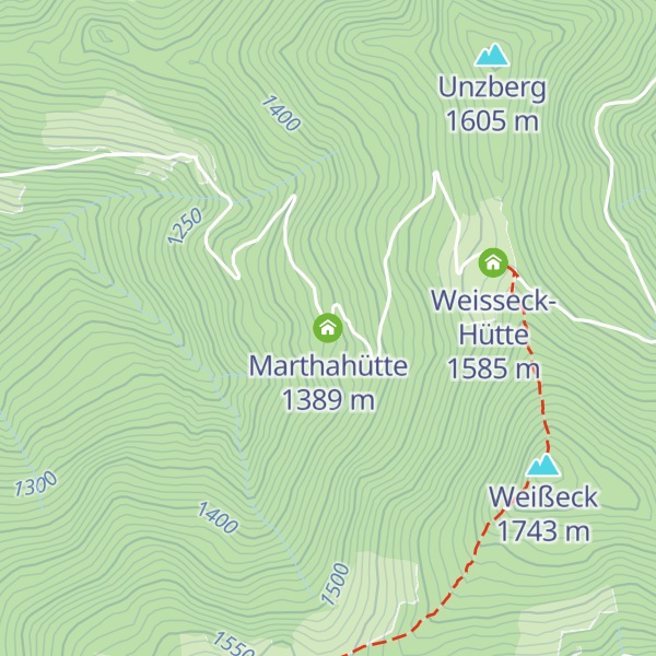 Map of Marthahütte