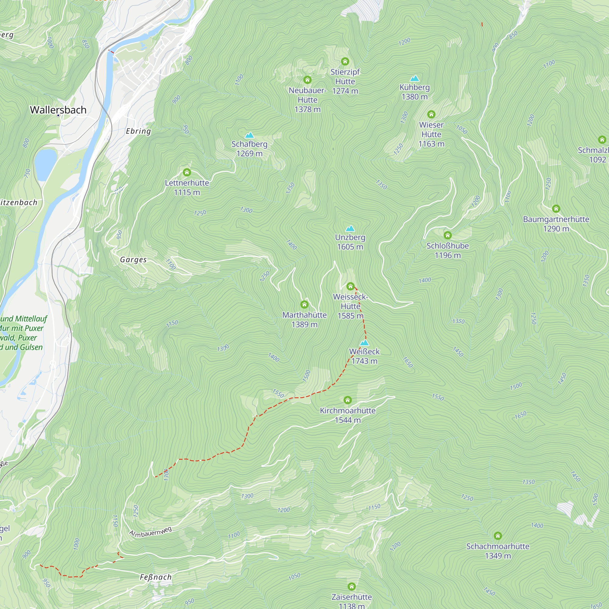 Marthahütte map