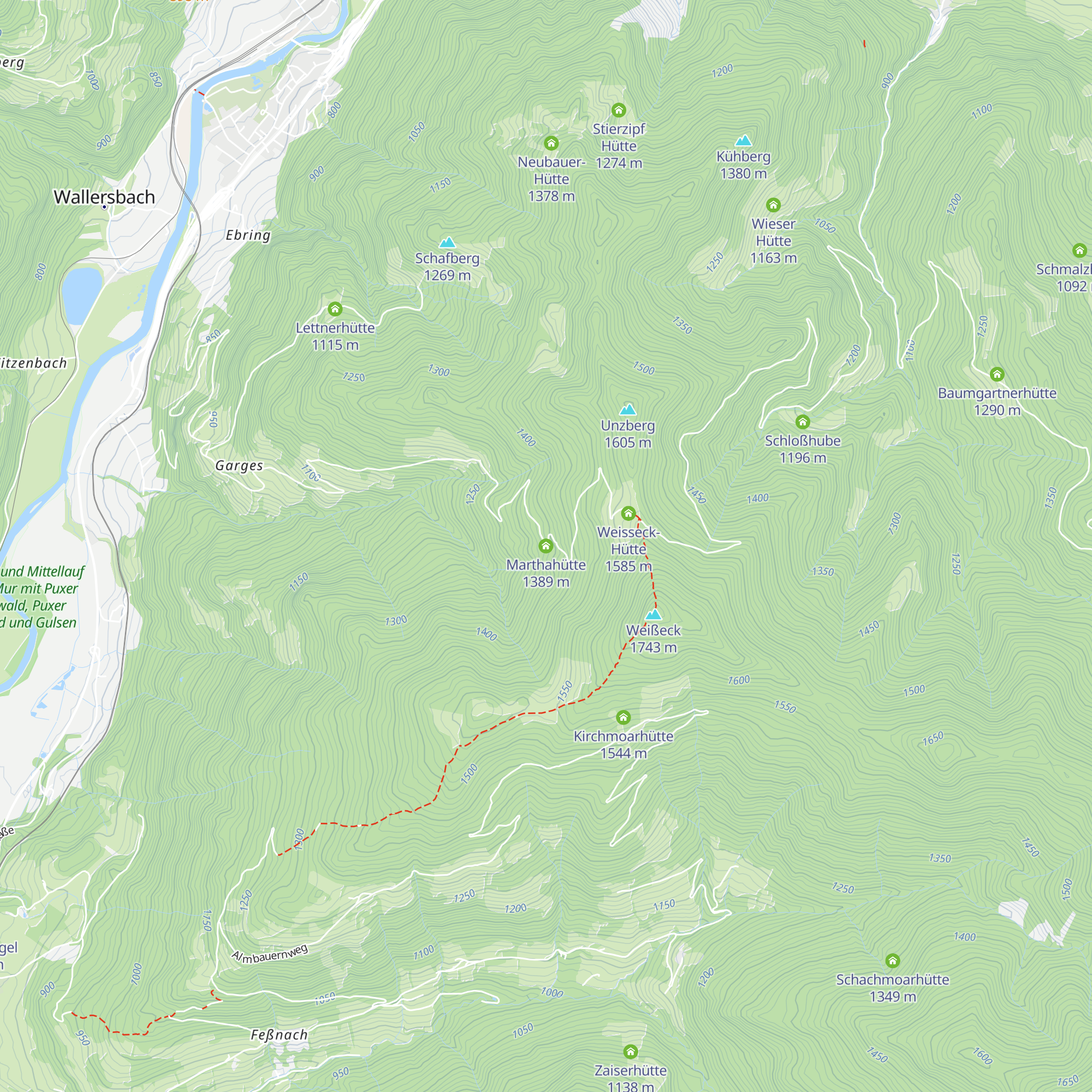 Marthahütte map