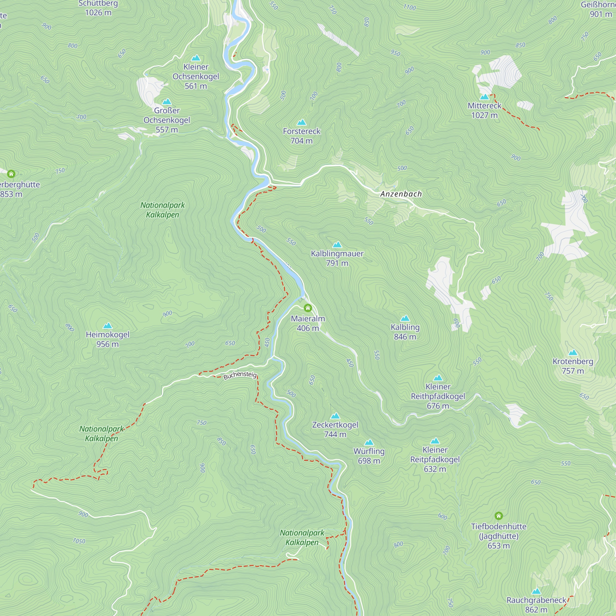 Maieralm map