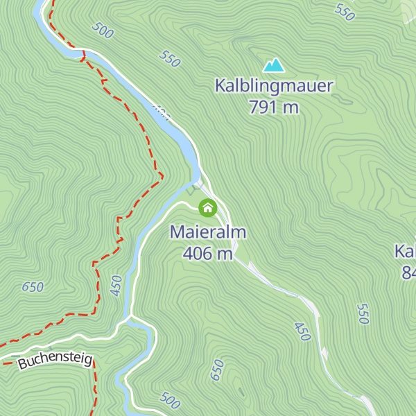 Map of Maieralm