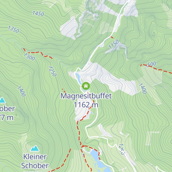 Map of Magnesitbuffet
