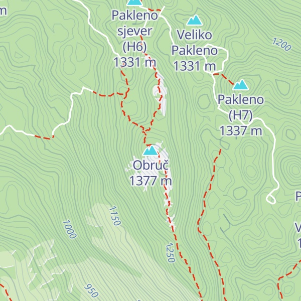 Map of Obruč