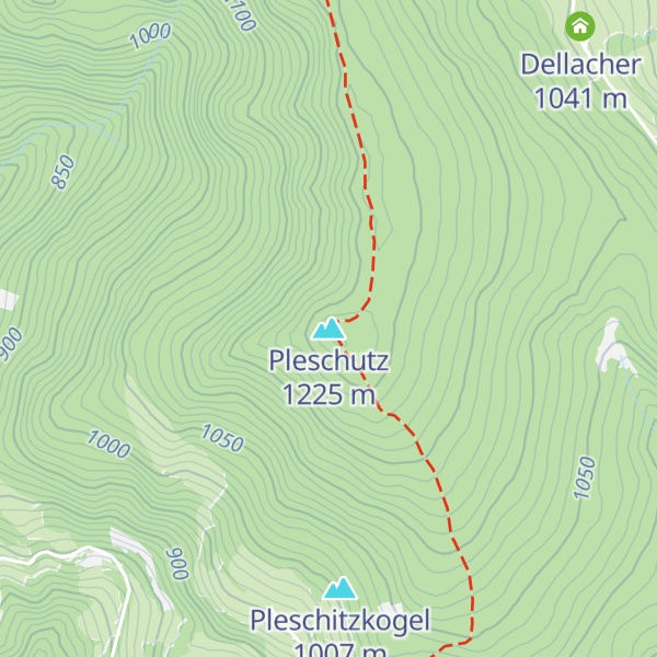 Map of Pleschutz
