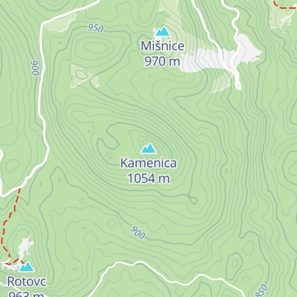 Map of Kamenica