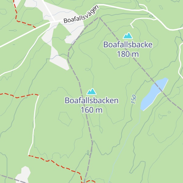 Map of Boafallsbacken