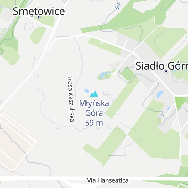 Map of Młyńska Góra