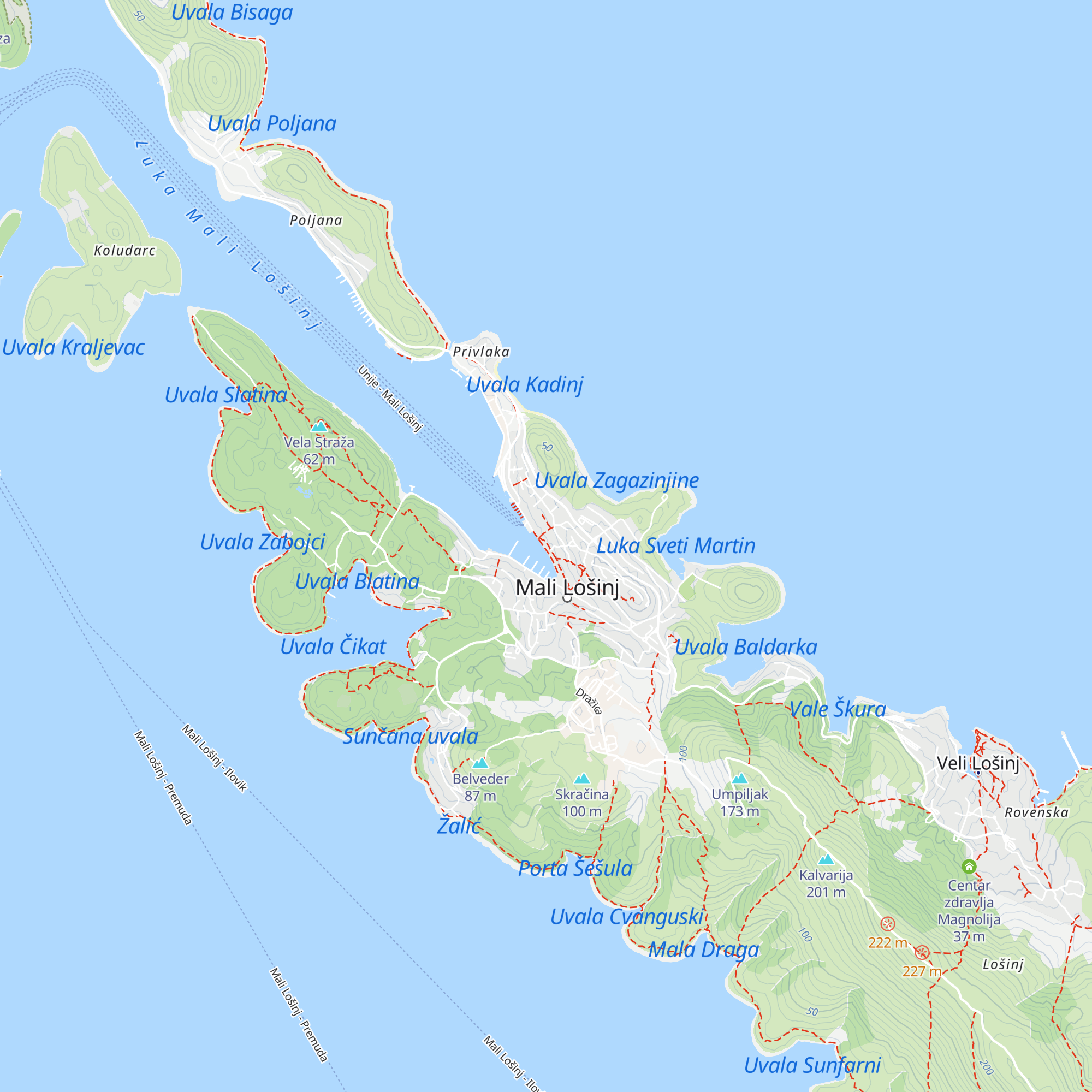 Turist Agency Losinia - Centar map