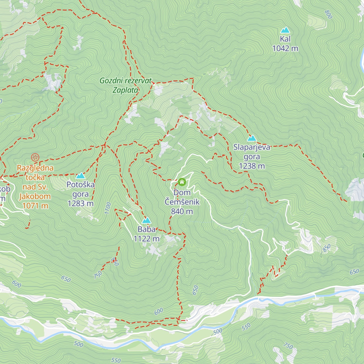 Dom Čemšenik map