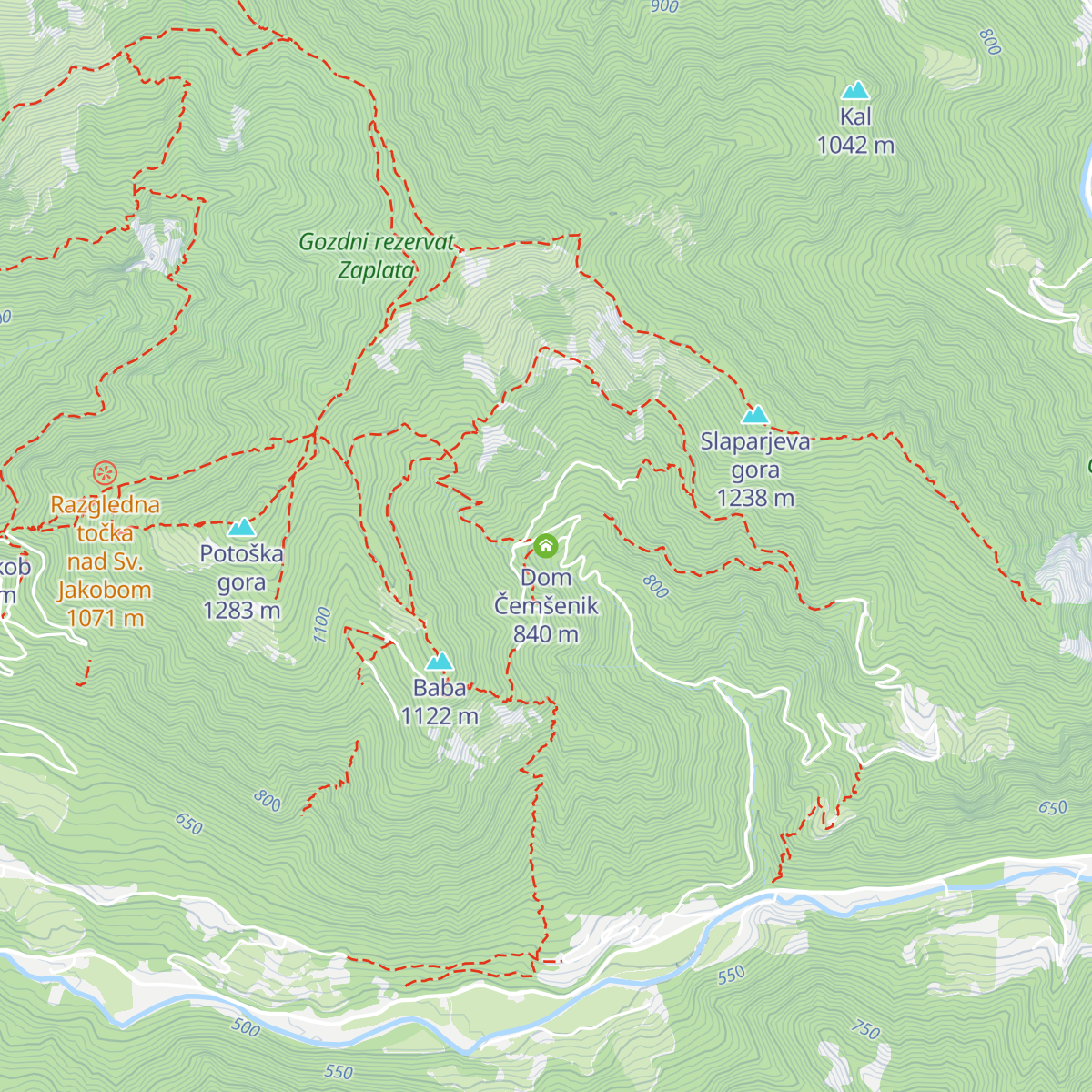 Dom Čemšenik map