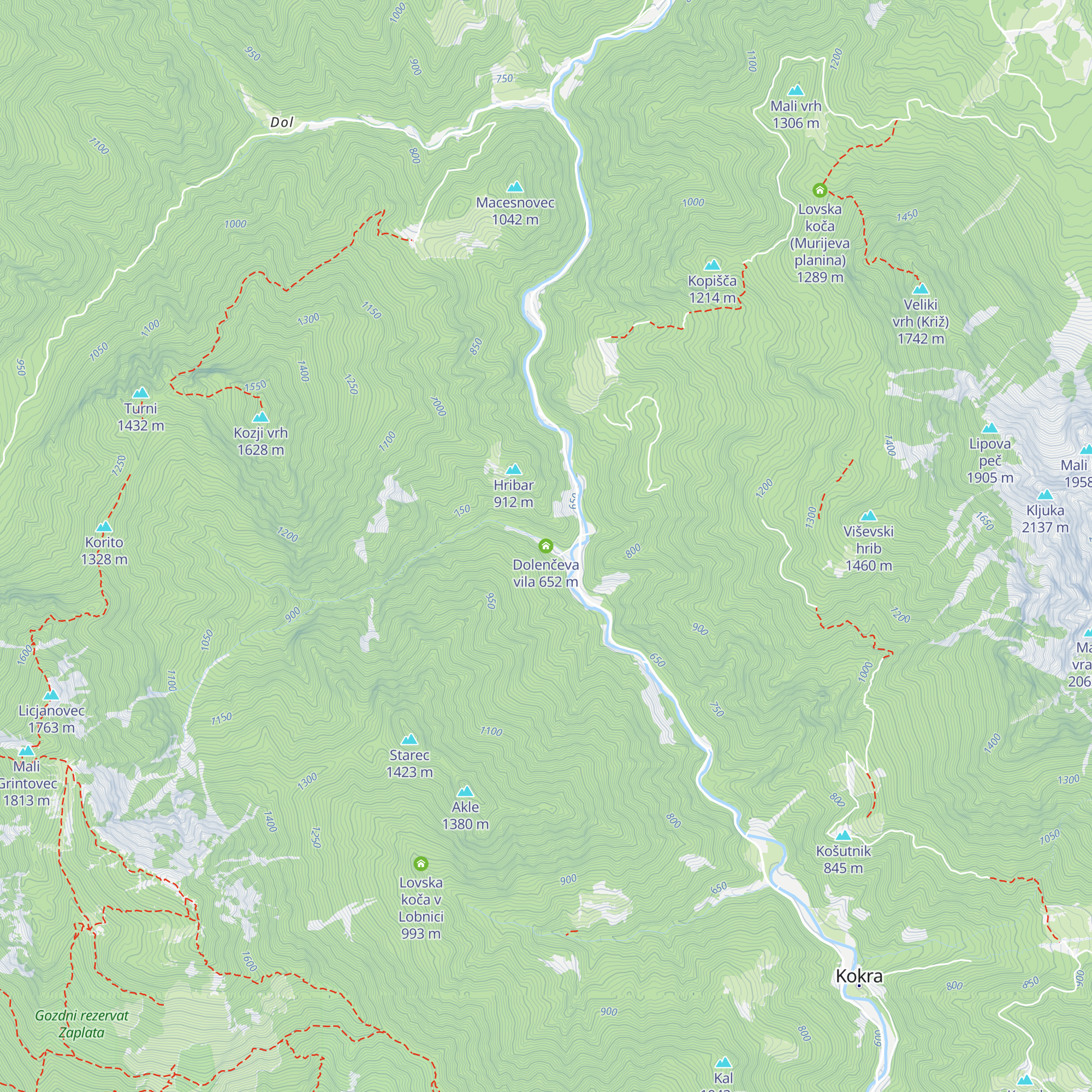 Dolenčeva vila map