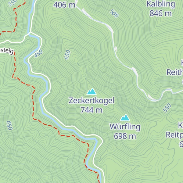Map of Zeckertkogel