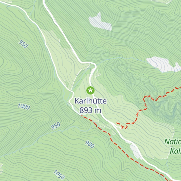 Map of Karlhütte