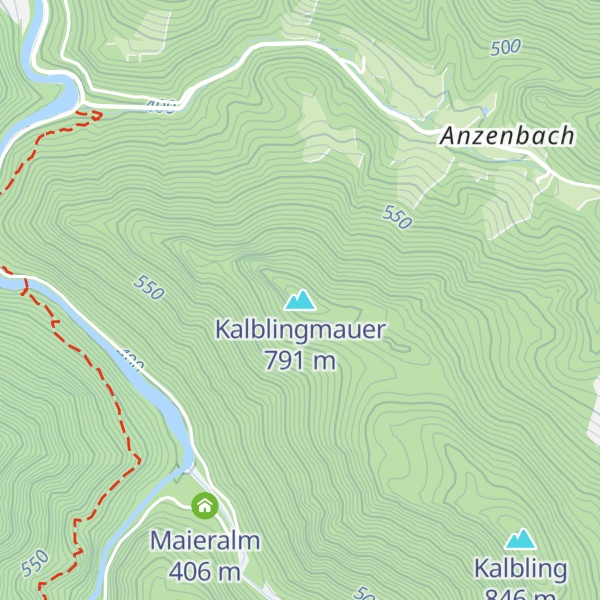 Map of Kalblingmauer