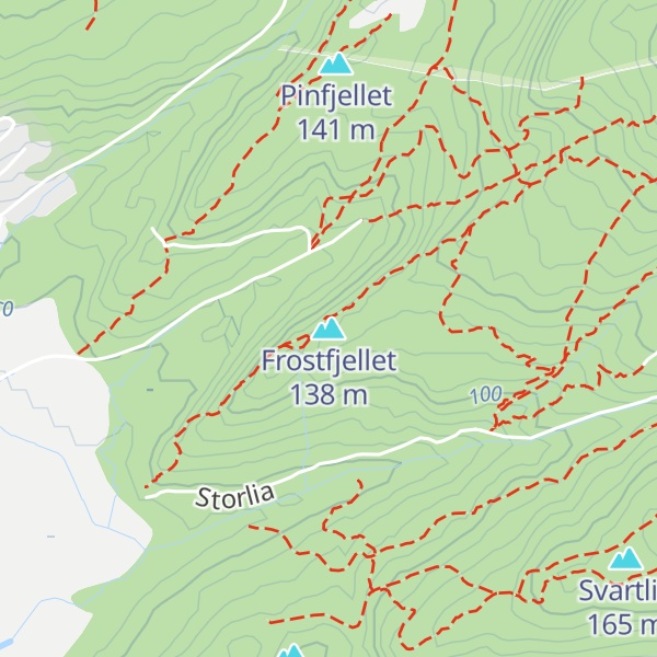 Map of Frostfjellet