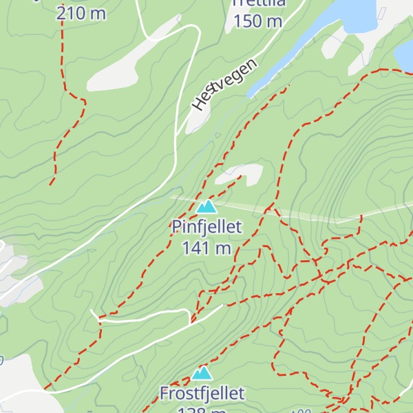 Map of Pinfjellet