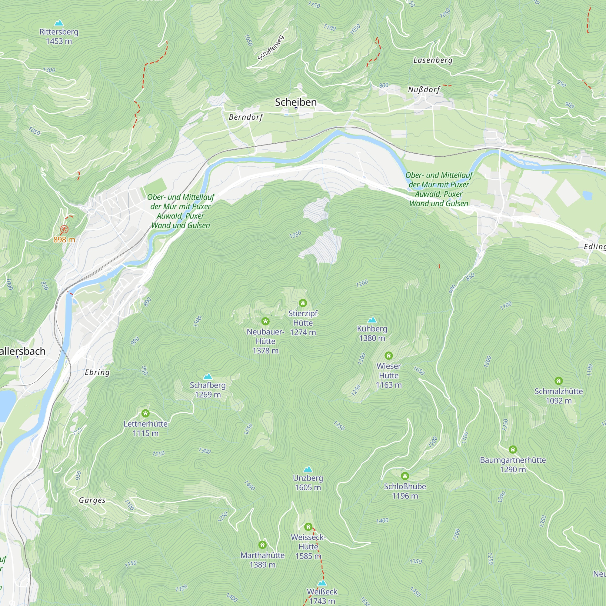 Stierzipf Hütte map