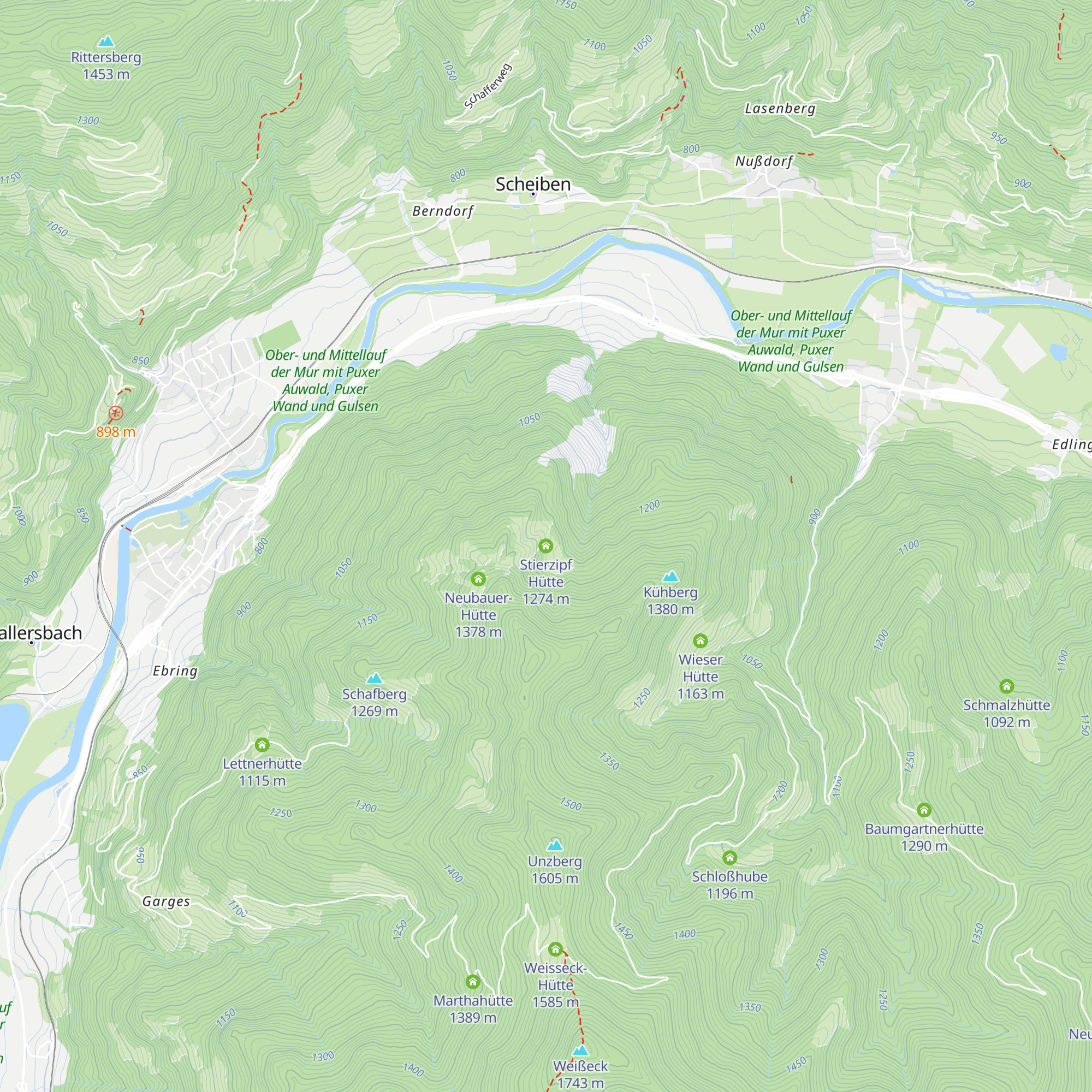 Stierzipf Hütte map