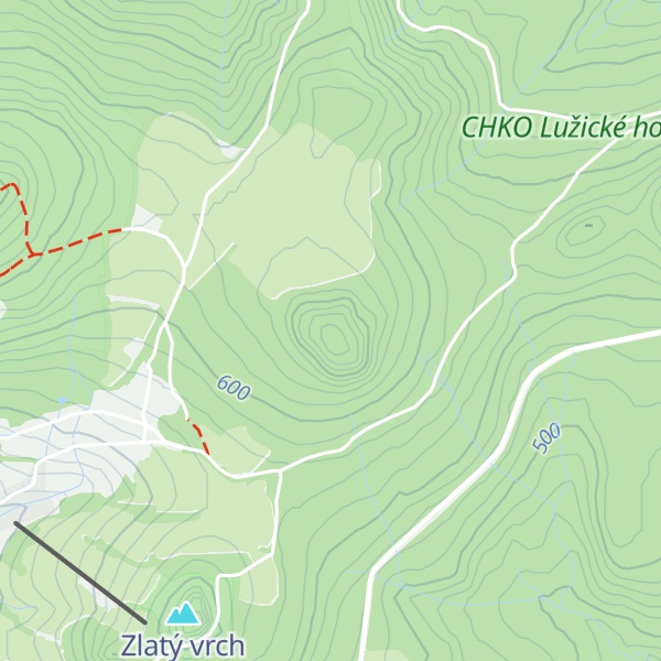 Map of Malý Javorník