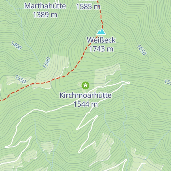 Map of Kirchmoarhütte