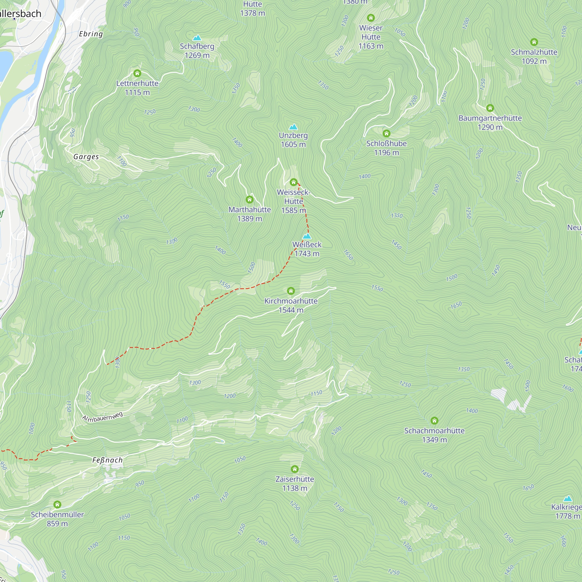 Kirchmoarhütte map