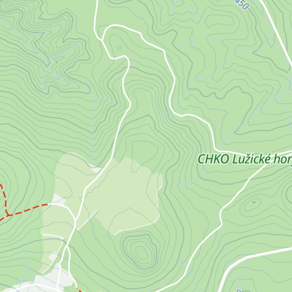 Map of Černý vrch