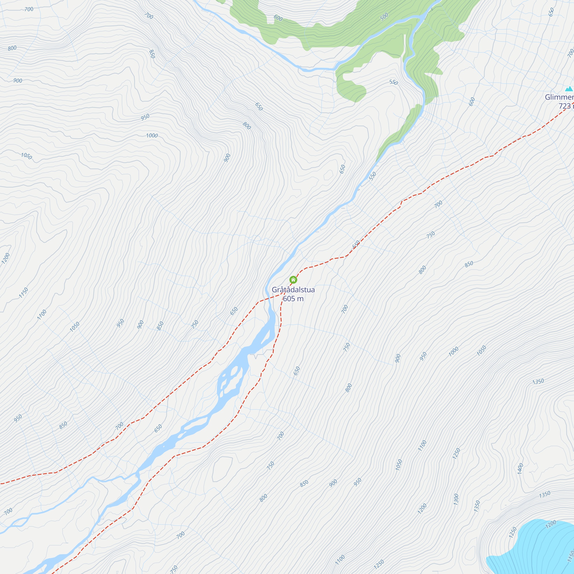 Gråtådalstua map
