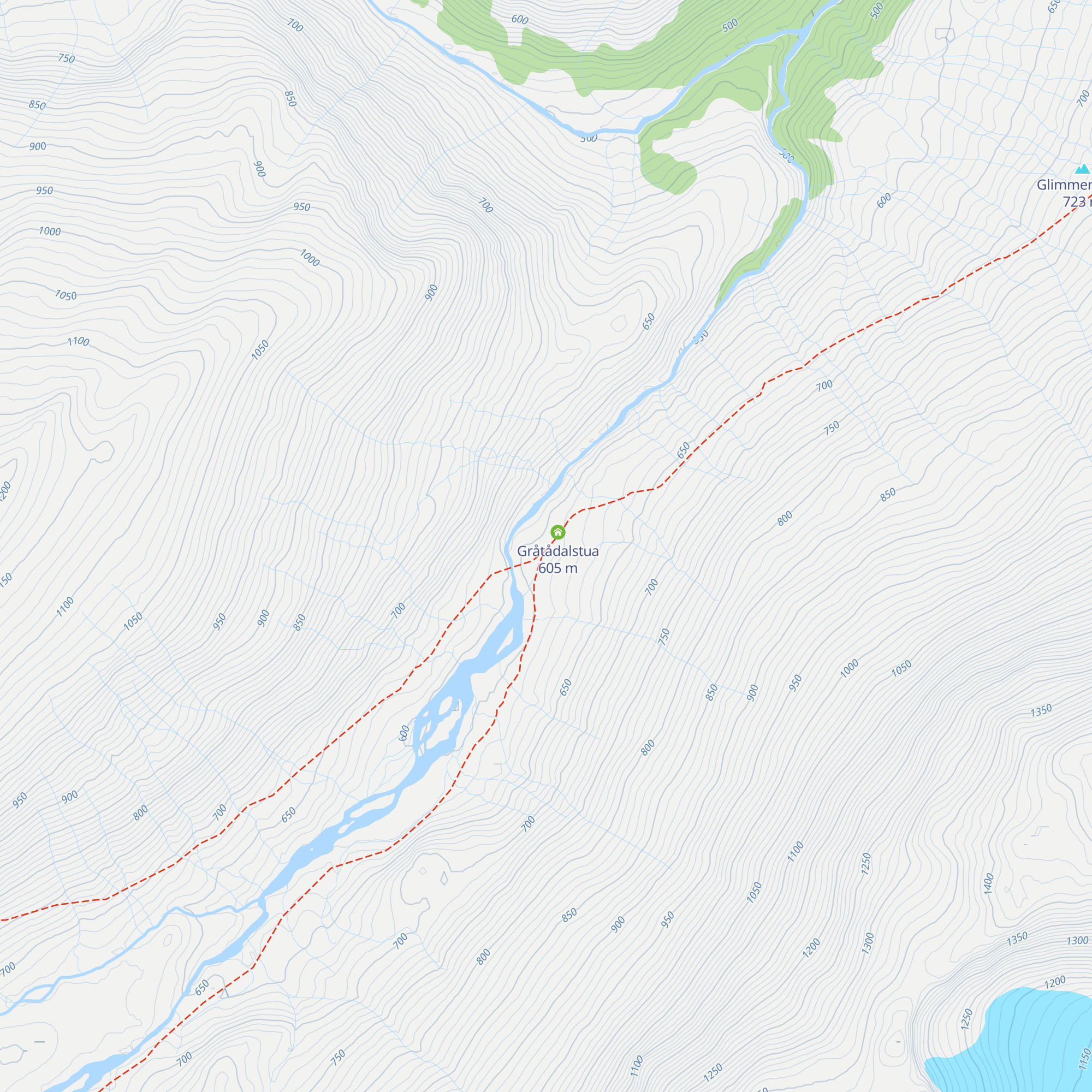 Gråtådalstua map