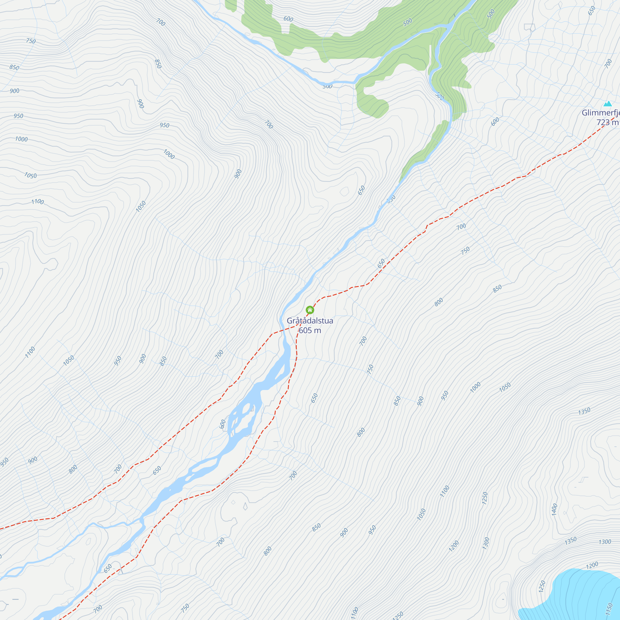 Gråtådalstua map