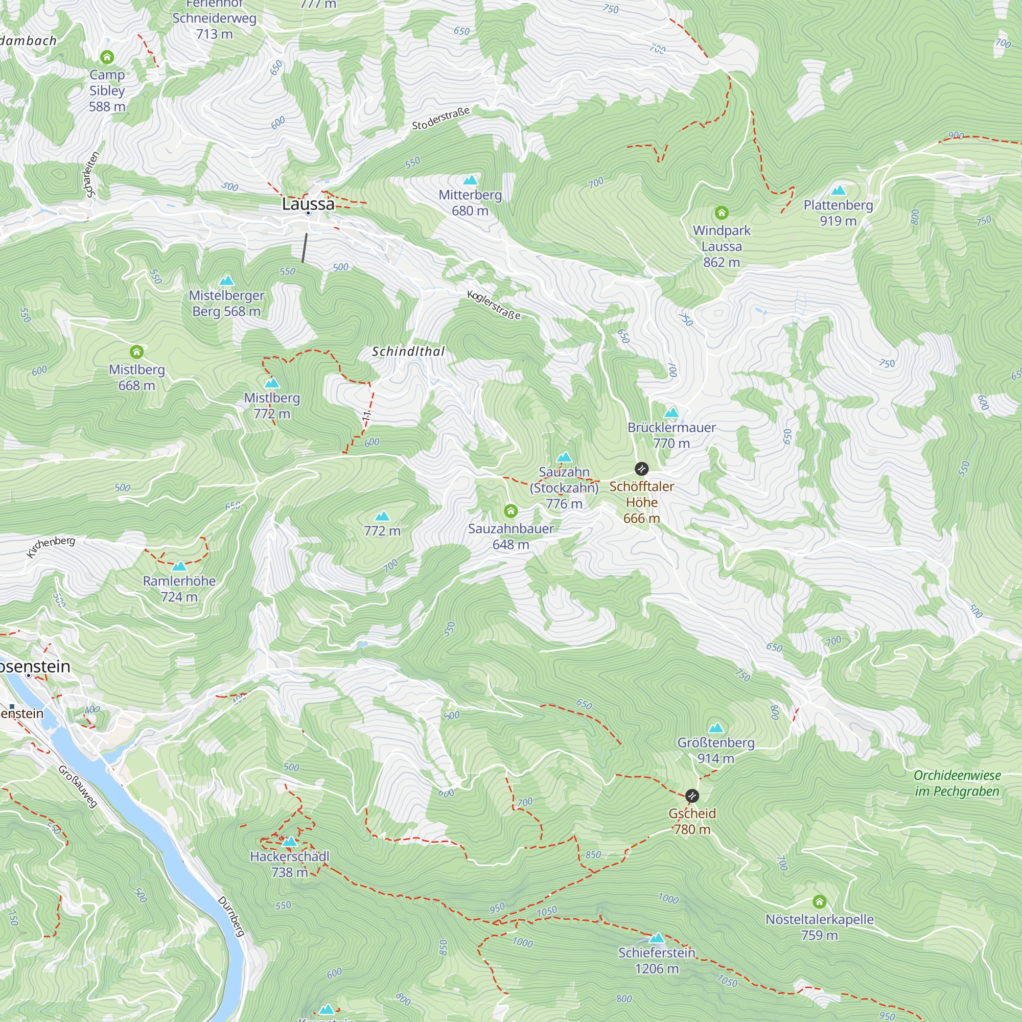 Sauzahnbauer map