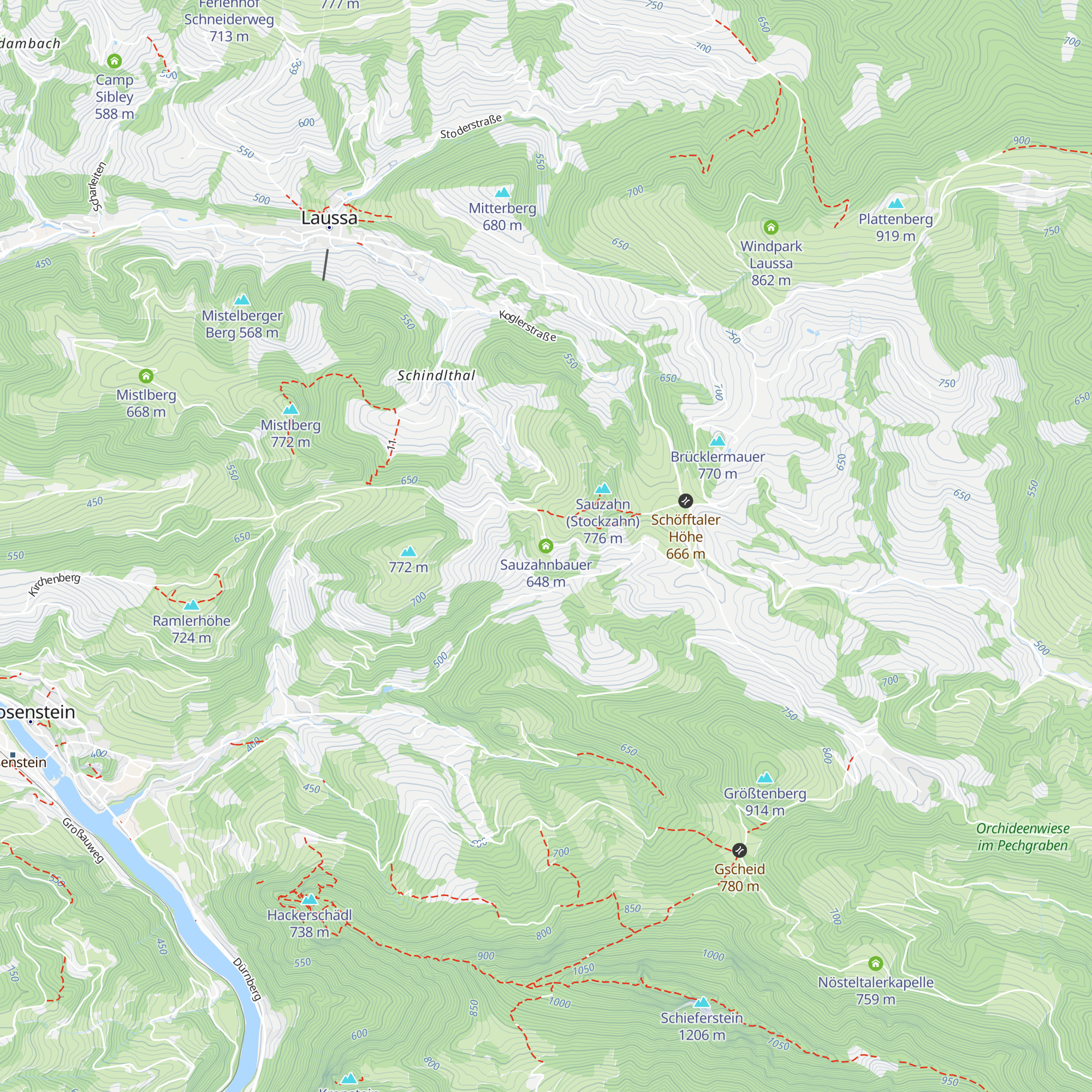 Sauzahnbauer map