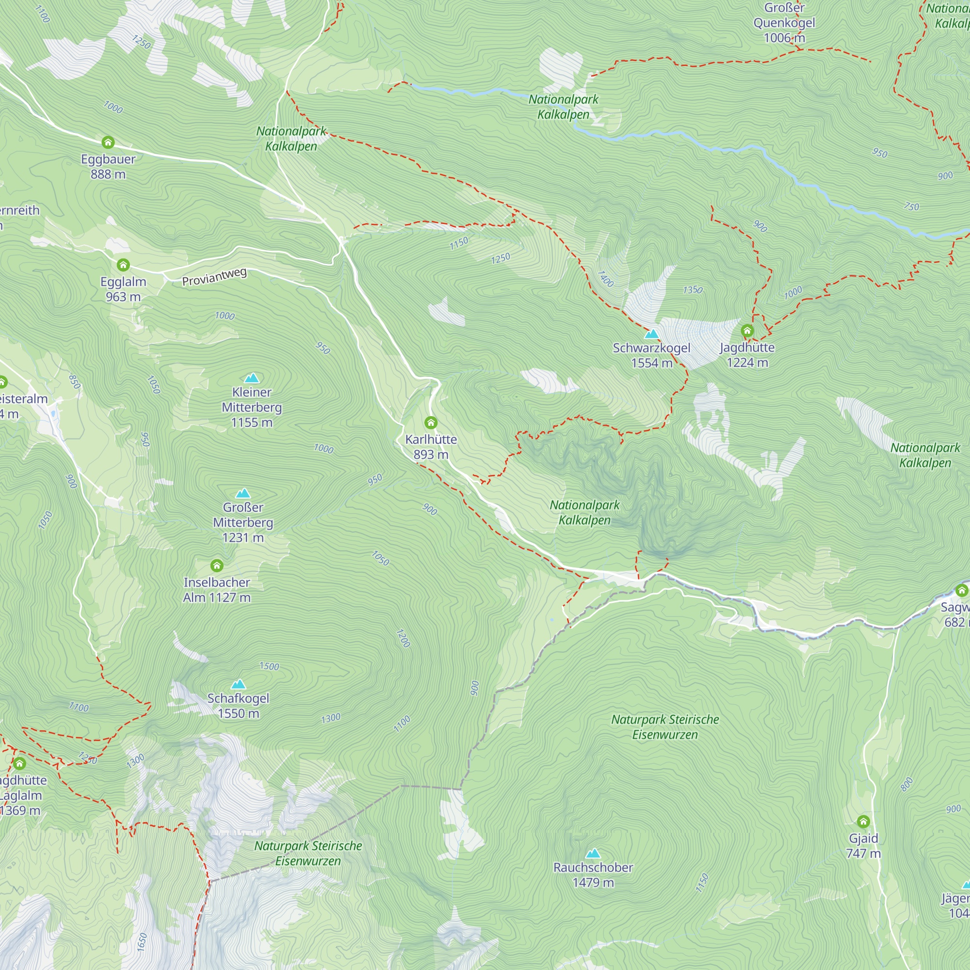 Puglalm map