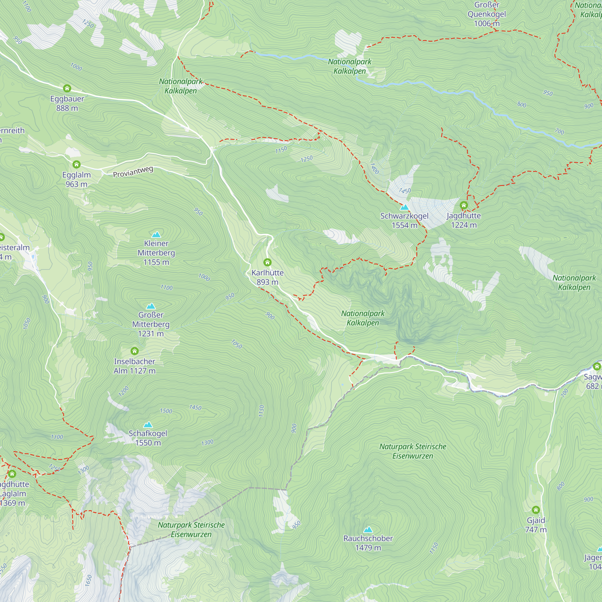 Puglalm map