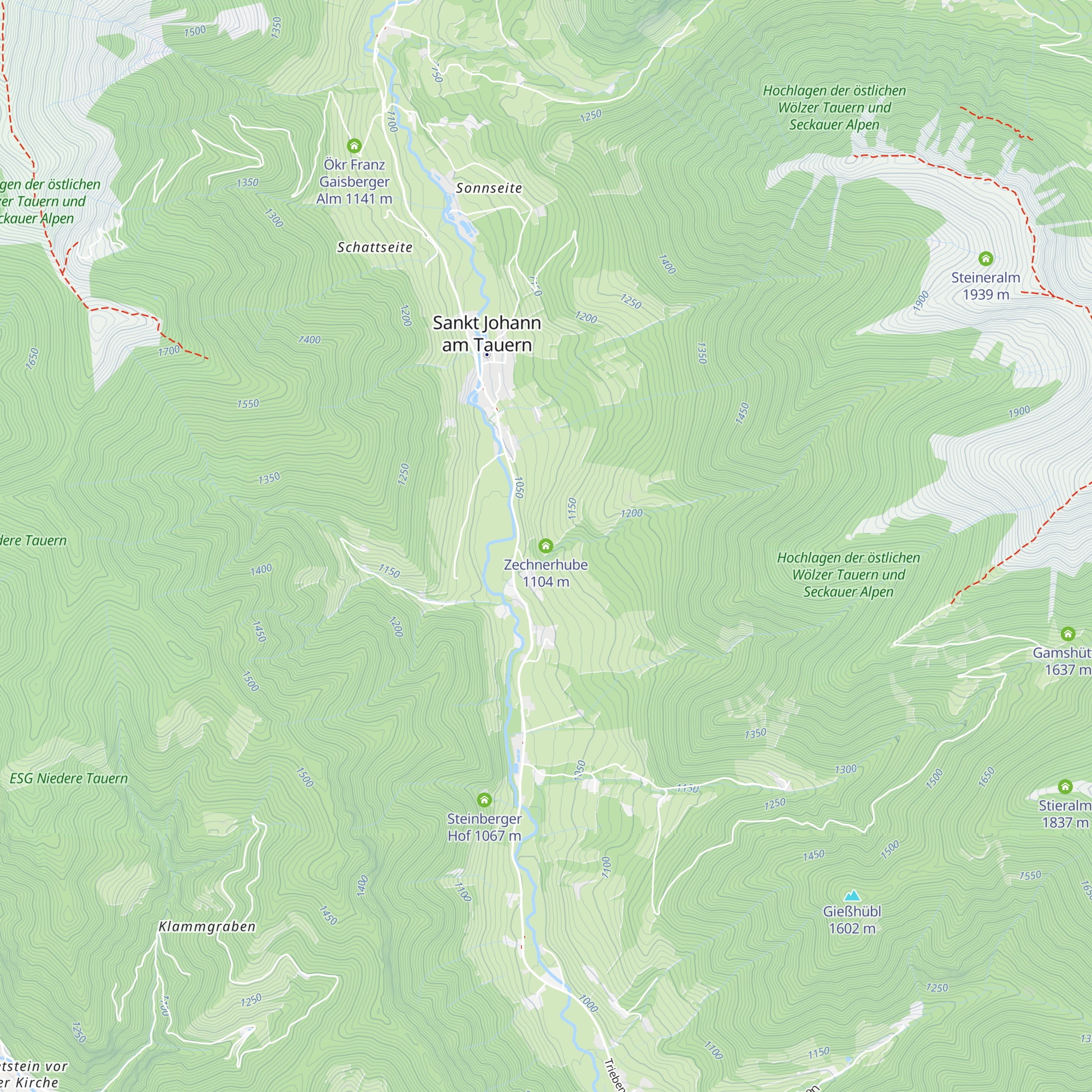Zechnerhube map