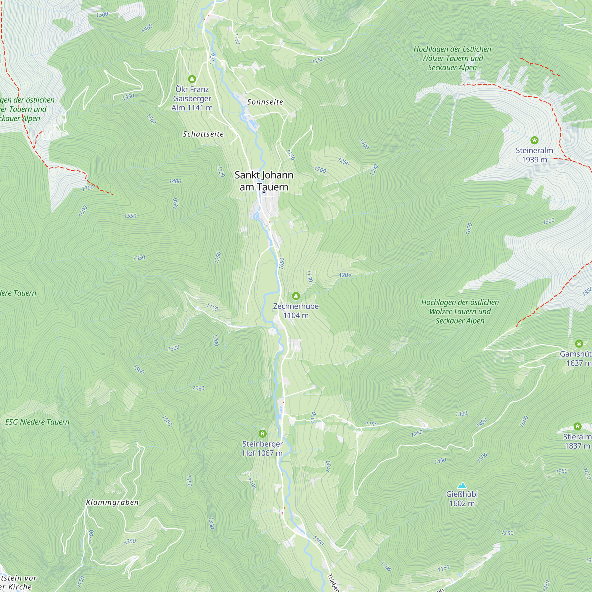 Zechnerhube map