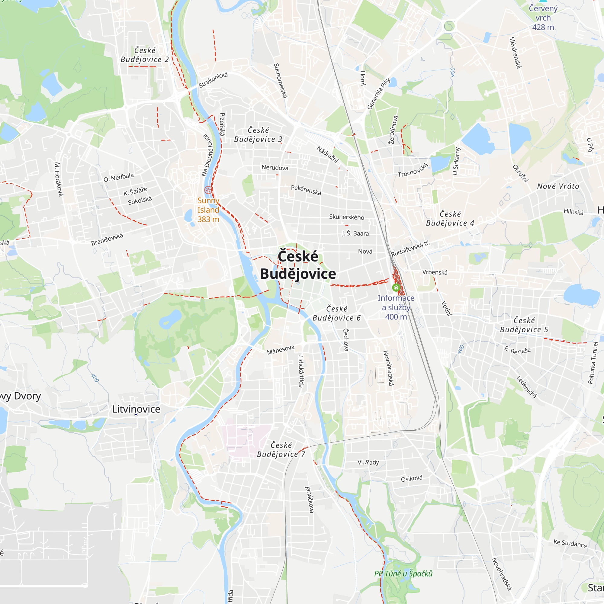 Bouda map