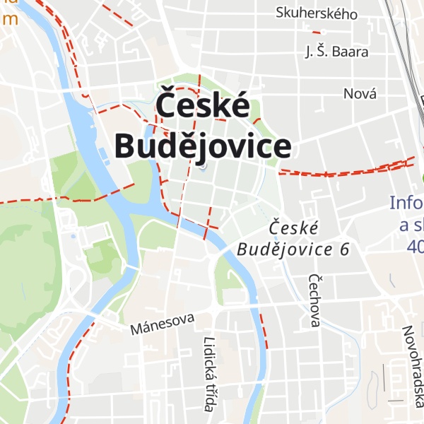 Map of Bouda