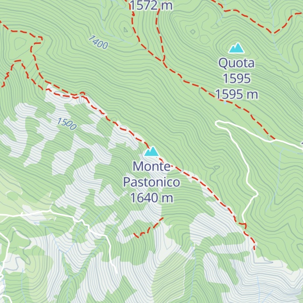 Map of Monte Pastonico