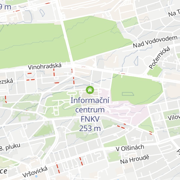 Map of Informační centrum FNKV