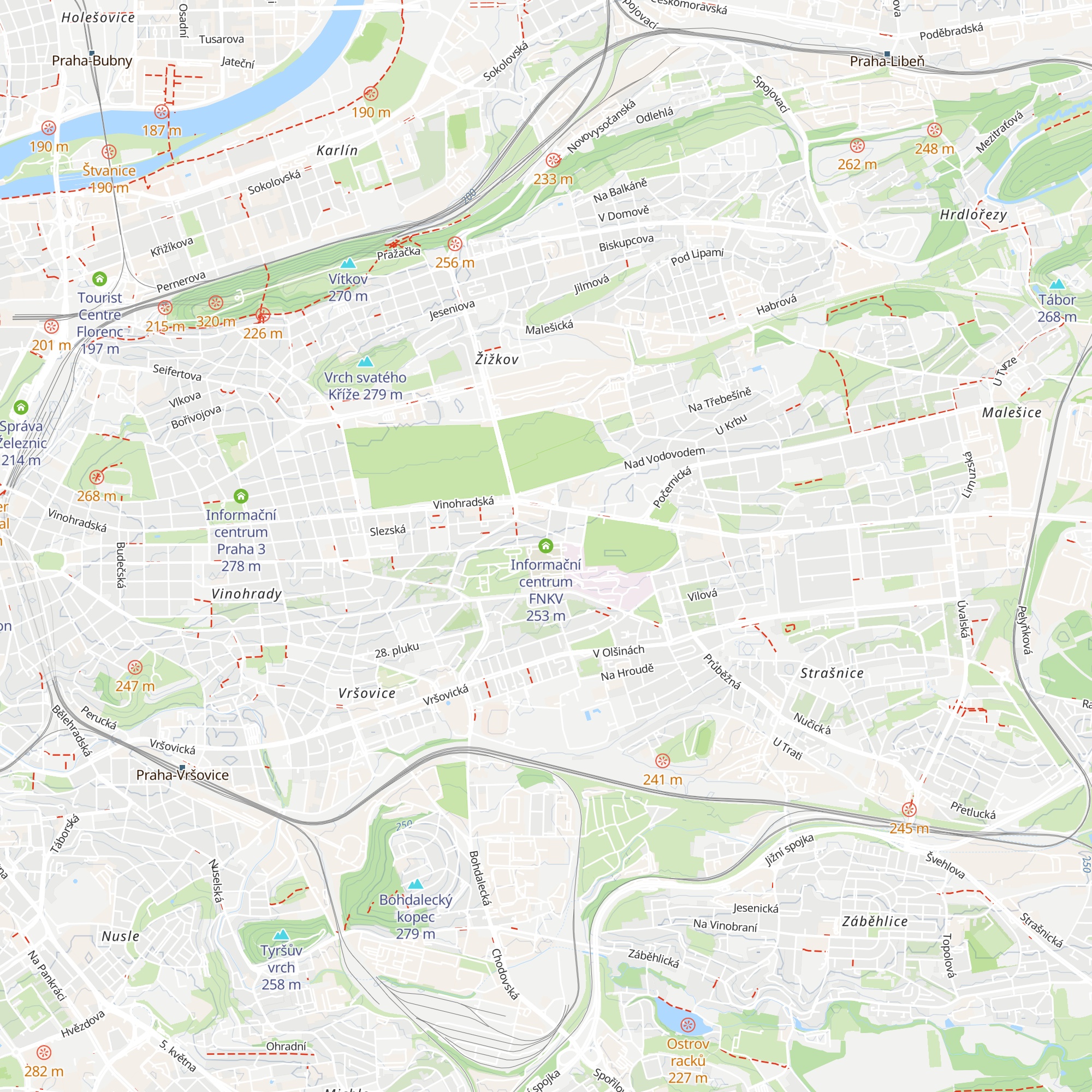 Informační centrum FNKV map