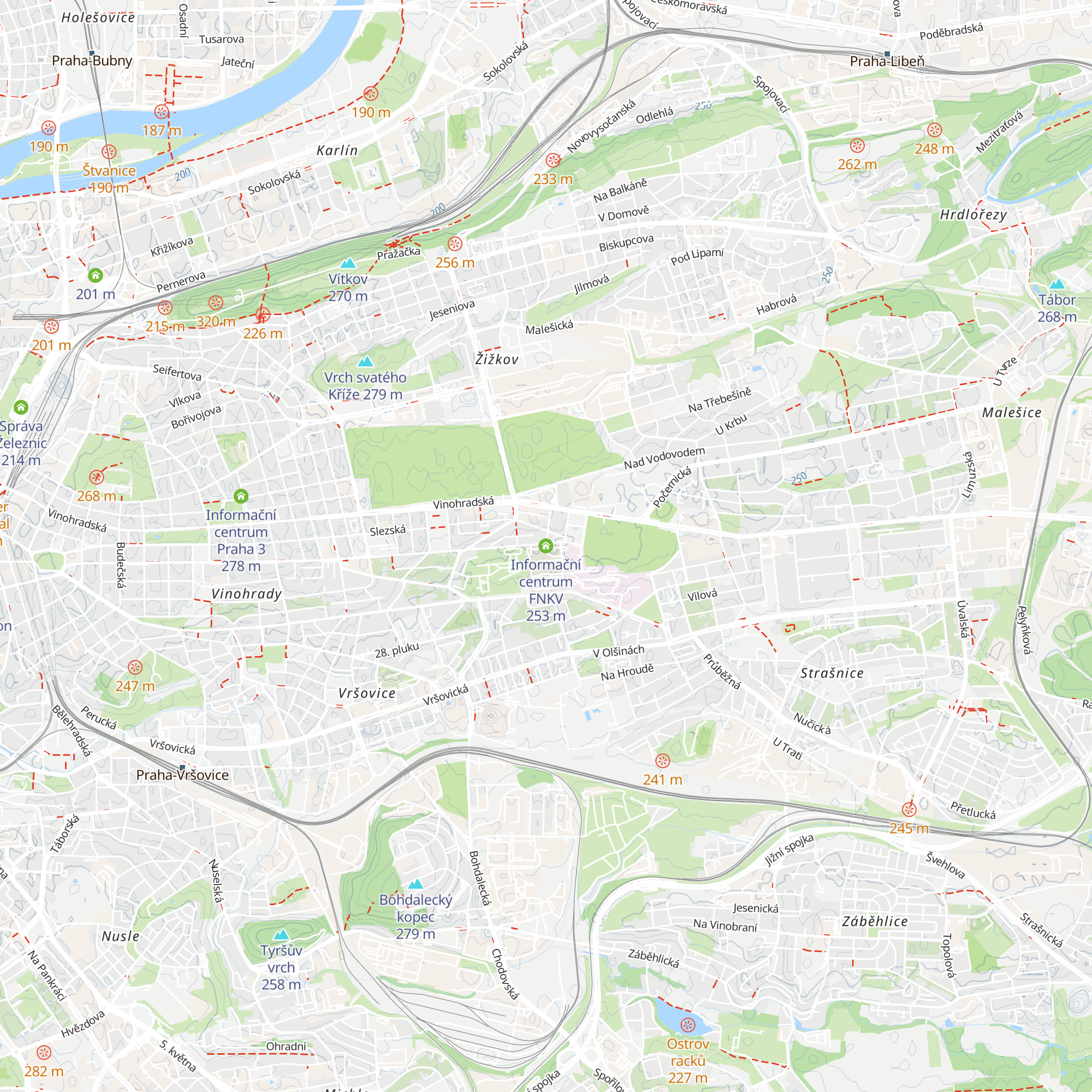 Informační centrum FNKV map