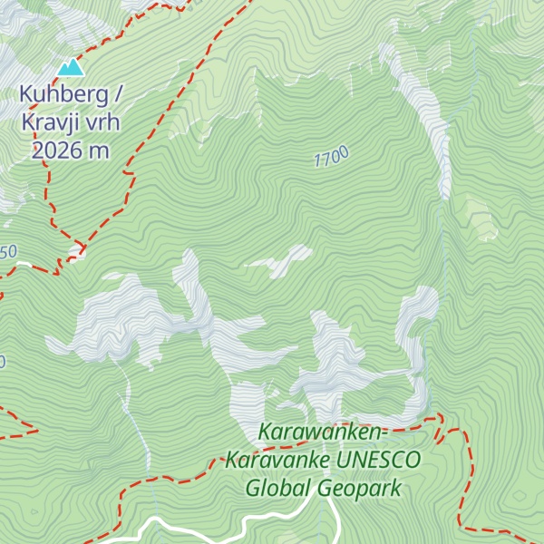 Map of Perutschhütte (Jhtt.)
