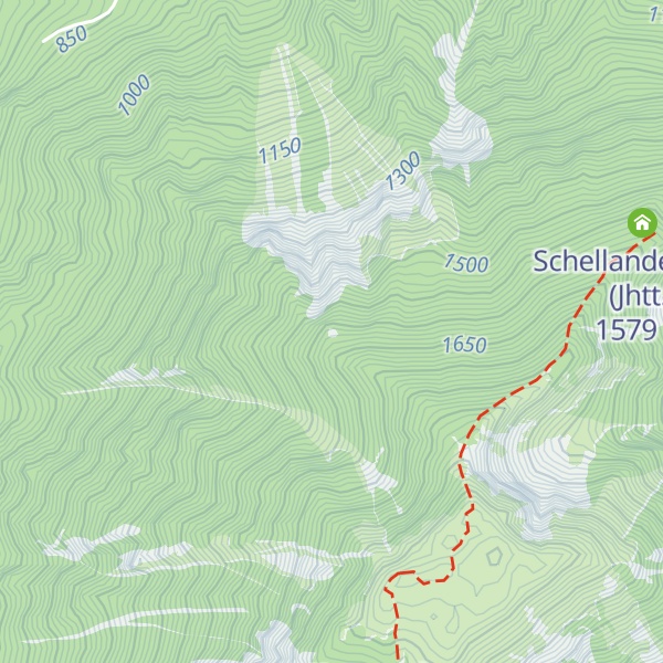 Map of Abteier Hütte (Jhtt.)